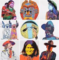 10 Andy Warhol Cowboys & Indians Portfolio Screenprints - Sold for $31,250 on 05-20-2021 (Lot 520).jpg